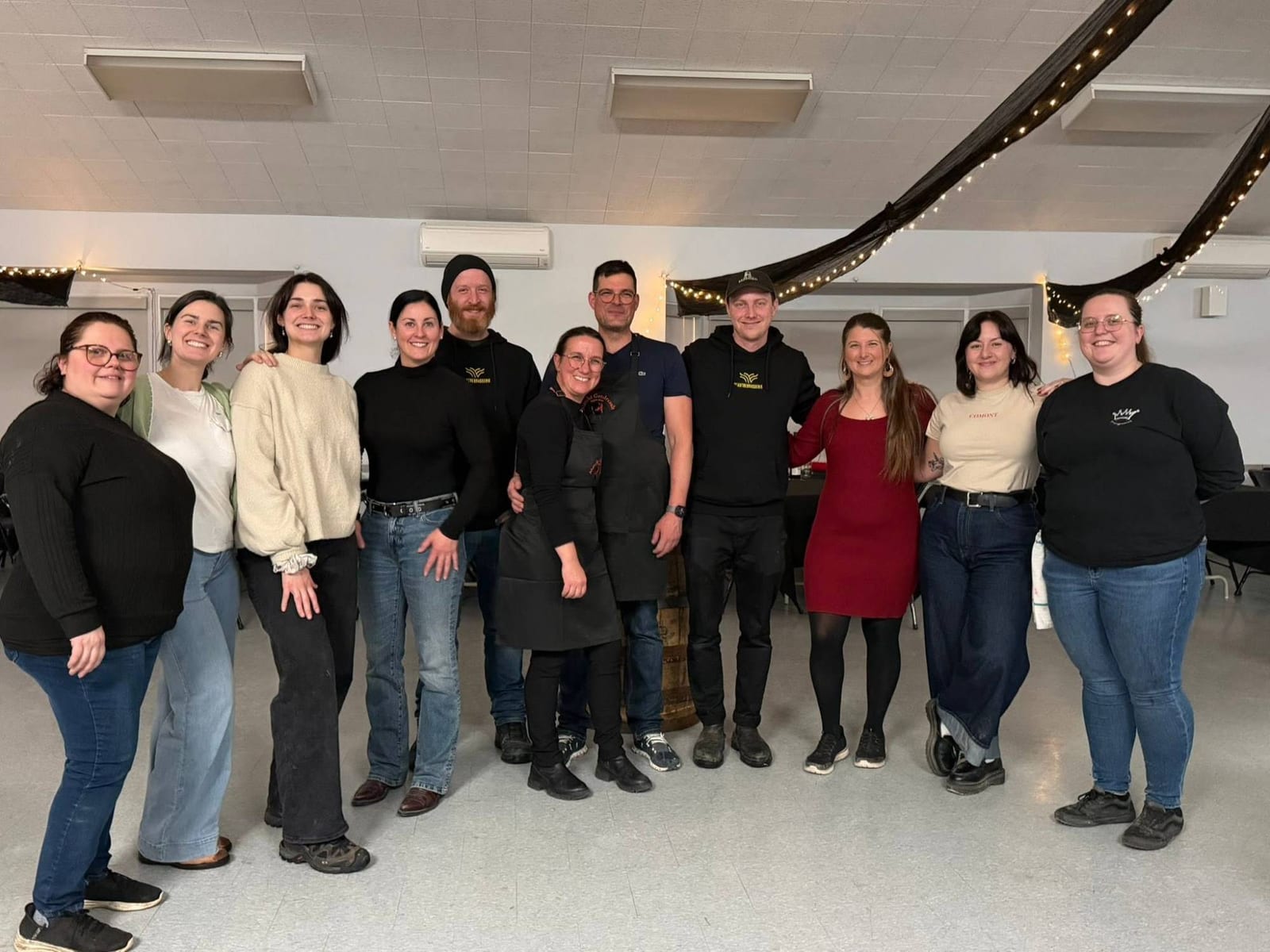 Les exposants de la Shop culinaire réunis pour une photo de groupe